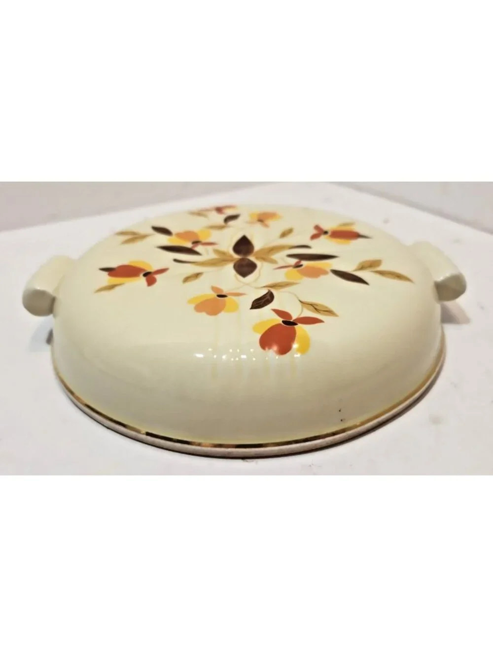 Vintage Hall Autumn Leaf Casserole with Two Handles Lid Replacement